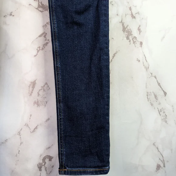 Rag & Bone Nina High Rise Skinny Jeans Marine Blue Dark Wash Denim - Picture 5 of 10